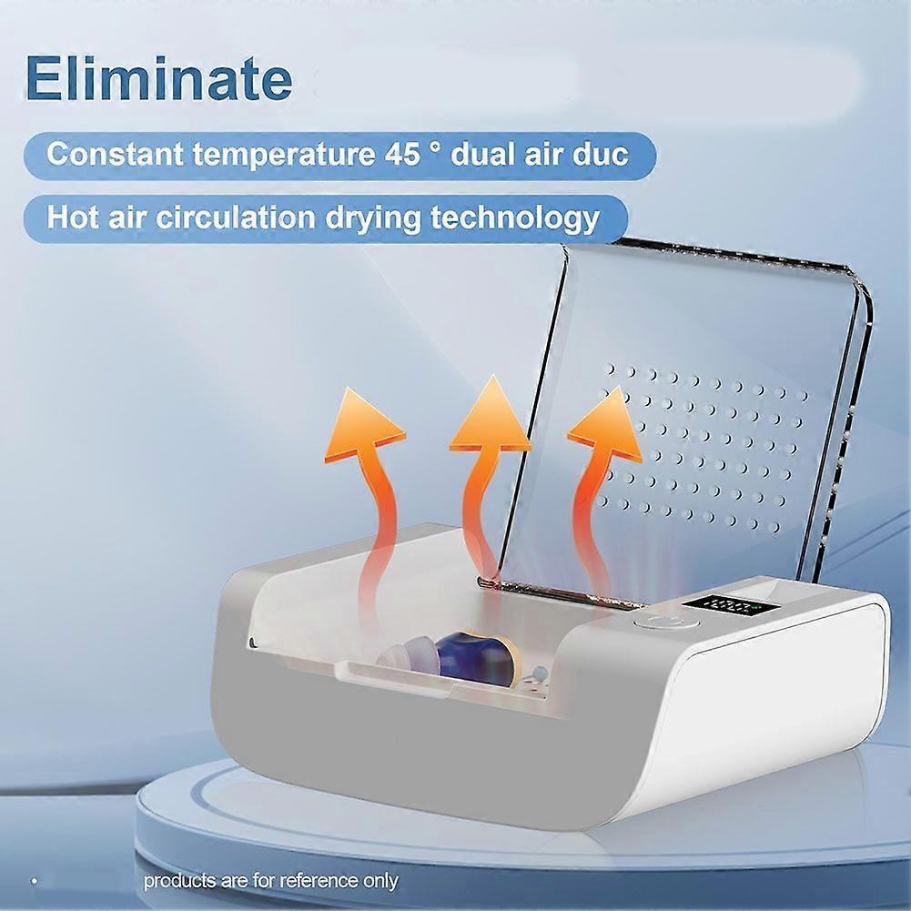 Hearing Aid Electronic Drying Box Multi-Function Timing Moisture-Proof Dehumidification UV Drying Sterilization Box