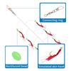 Yin Ci Lang Bionic Fish Skin String Hook Rig - Night Glow Lure for Fly or Sea Rod Fishing.