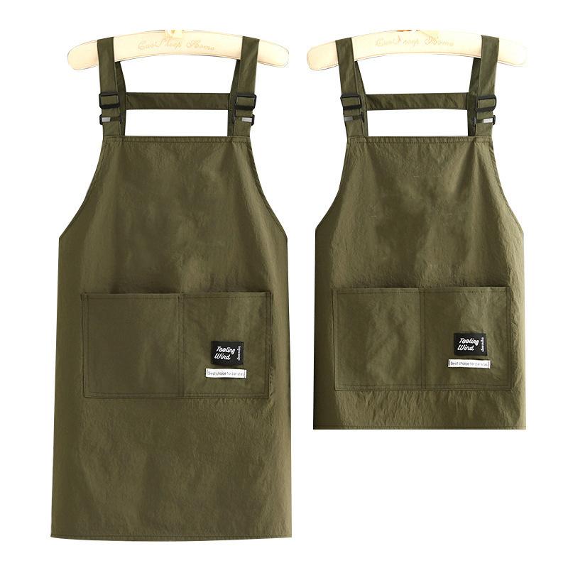 Cross Strap Style Waterproof Apron Kitchen Anti-Fouling Cooking Apron Unisex Barber Beauty Salon Cafe Work Apron