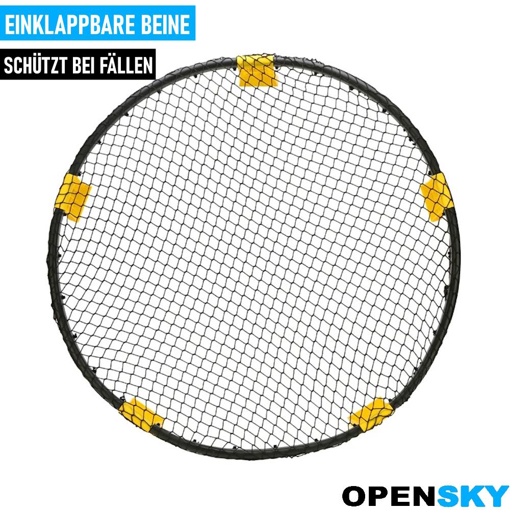 OPENSKY Roundnet Outdoor Ballspiel Spielset Park Garten Strand 3 Bälle & Pumpe