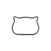 Cat/Bear Shapes Bag Handle Fashionable Iron Not Easily Fade Luggage Hardware Accessories Sturdy Bag Carrying Ring Diy