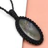 Chrysoprase Gemstone Holloween Gifted Jewelry Macrame Gift For Her Necklace
