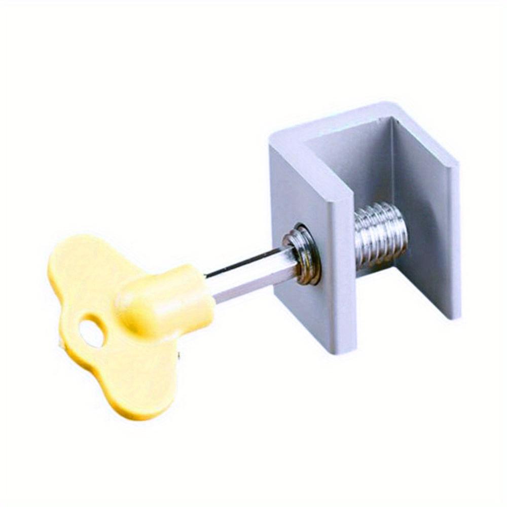 1Pc Adjustable Sliding Window Aluminum Alloy Stop Lock, Security Door Frame Lock Home Office Security Lock, Window