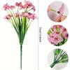 6pcs Artificial Wild Violet Flowers, for Indoor and Outdoor Hanging Plants, Farmhouse Decoration, Tabletop Placement,  Without Container