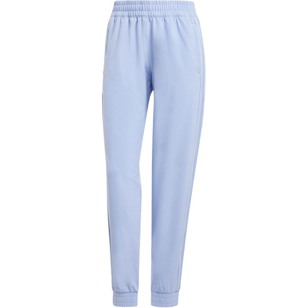 Adidas Gym FW24 Pacer All Mid-Rise Casual Fitness Knitted Pants Women Pants Blue IK5473