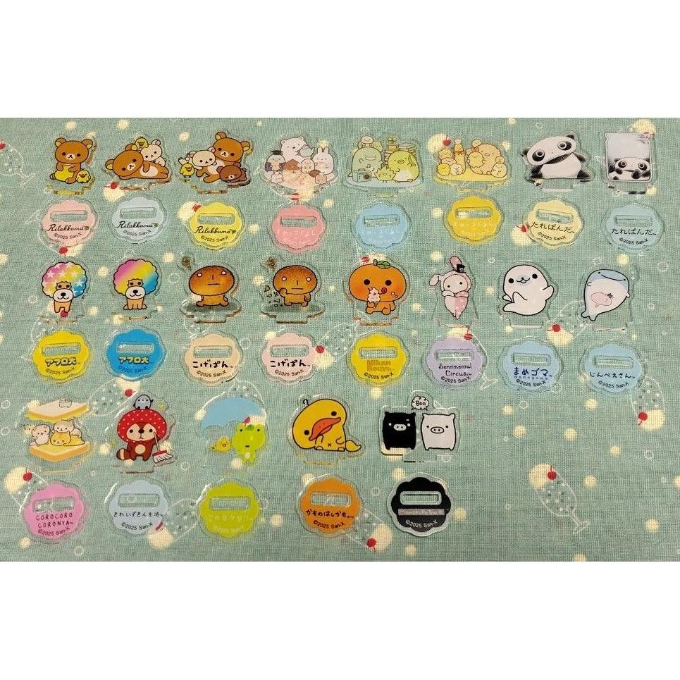 Used San-X All Stars Acrylic Stand Collection Petit San-X Axta 21 types set