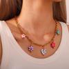 Hexagonal Flower Ceramic Beads for DIY Bracelet & Necklace Jewelry Making