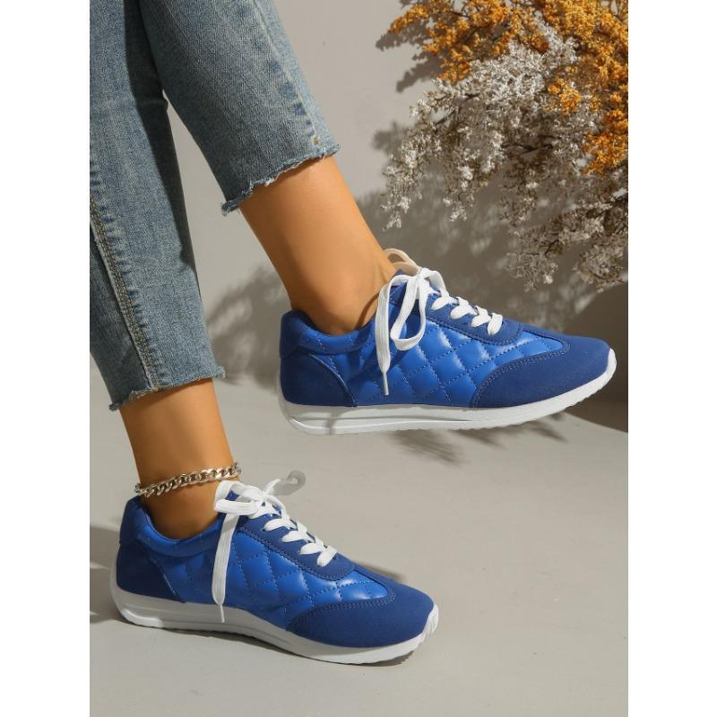 Neue Schnür-Freizeit-Sportschuhe für Damen, mit weicher Sohle und vielseitig, Forrest Gump Schuhe, Bequeme kleine weiße Schuhe