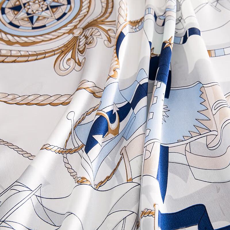 Hengyuanxiang Navigator Silk Square Scarf