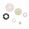 6 Pcs Car Window Glasses Motor Gear Replacement Kit Fit for Mazda