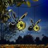 LED Metal Insects Light Ornament IP44 Waterproof Painted Iron Art Crafts Light Simulation Animal Solar Light for Home Decor