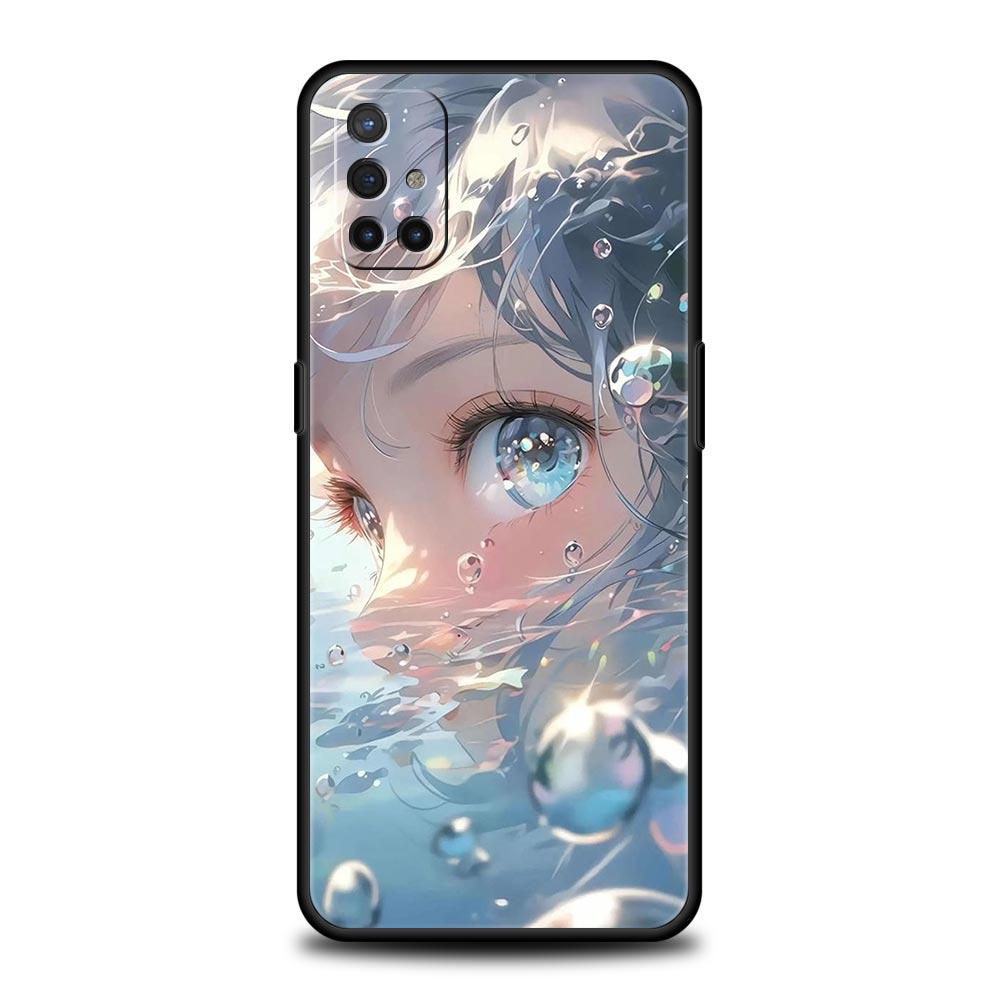 Cartoon Cute eyes art Phone Case For OnePlus 12 11 10 9 8 7 7T Pro 12R 10R 9RT 9R 8T Nord N100 N200 N10 2T CE 2 5G Soft Cover
