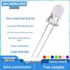 5mm High Brightness LED Lamp Beads, Transparent, Multi-color, Round Head, Long Leg, Direct Plug