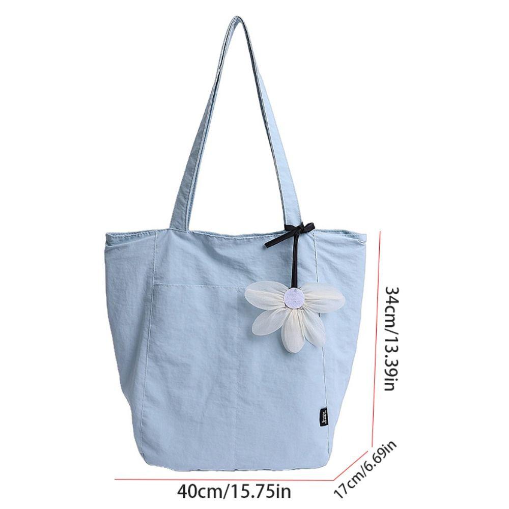 Lightweight Nylon Shoulder Bag Waterproof Handbag Fashionable Tote Bag  Women