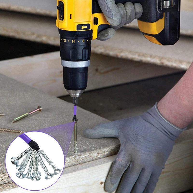 New Magnetic screwdriver Bit Set 5Pcs/set shock-absorbing Metal Screw Driver Power Tool Accessories For Electrician