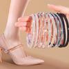 1 Pair Women Shoeslaces For High Heels Shoes Decoration Buckle Lazy Shoelaces Elastic Band Anti Falling Heel Non-Slip Belt Strap