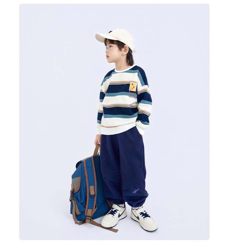 Pojkars 2025 Vinter Fleecefodrade Sportbyxor - Trendiga och Casual för Barn