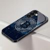 Technologie Bitcoin Schwarzes Glas Handyhülle Geeignet für Samsung Galaxy S26 S25 S24 S22 S21 S20 FE/Ultra/Plus Sturzfest Rückseite