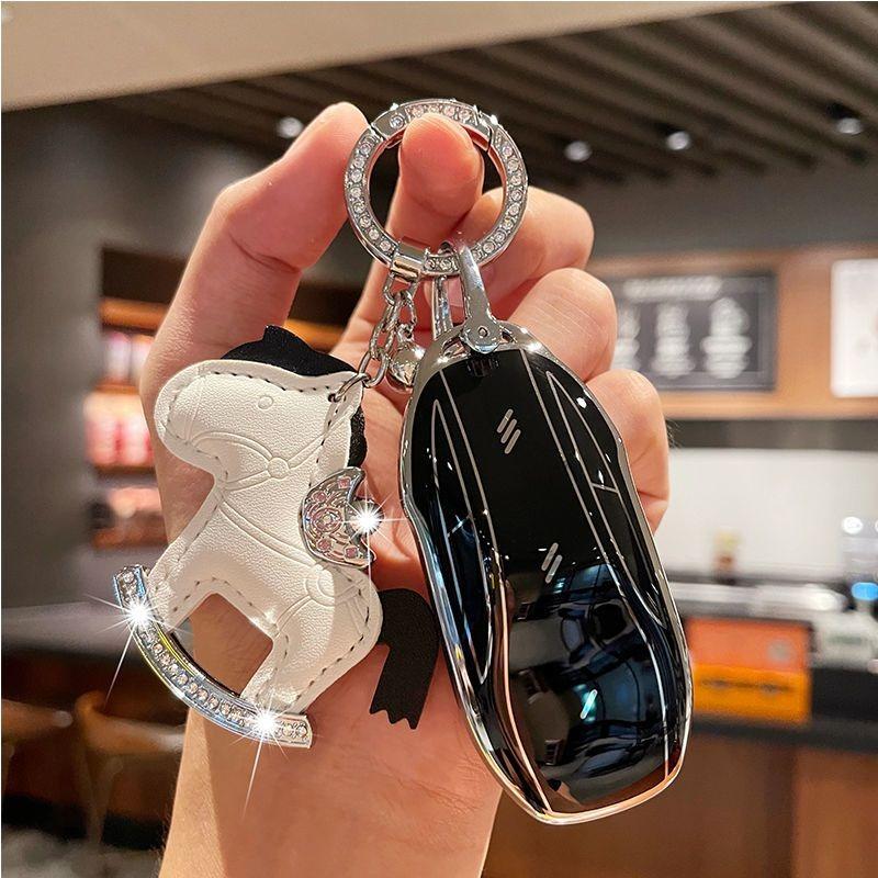 Tpu Car Key Case For Saic Im Zhiji Ls7 L7 Pro Ls6 L6 Ls9 Max Accessories Keychain Remote Cover Shell Ring Holder Fob Housing