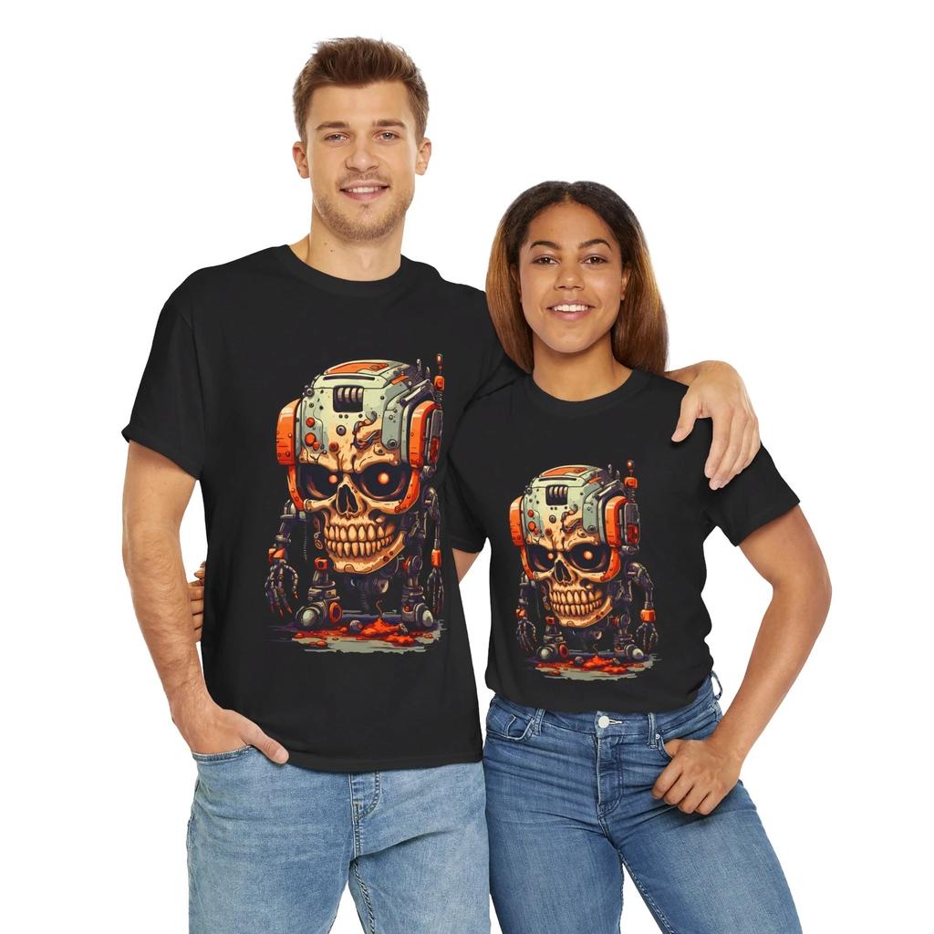TERMINATOR Pop HEAD Awesome Android Movie Graphic T Shirt Cotton Tee