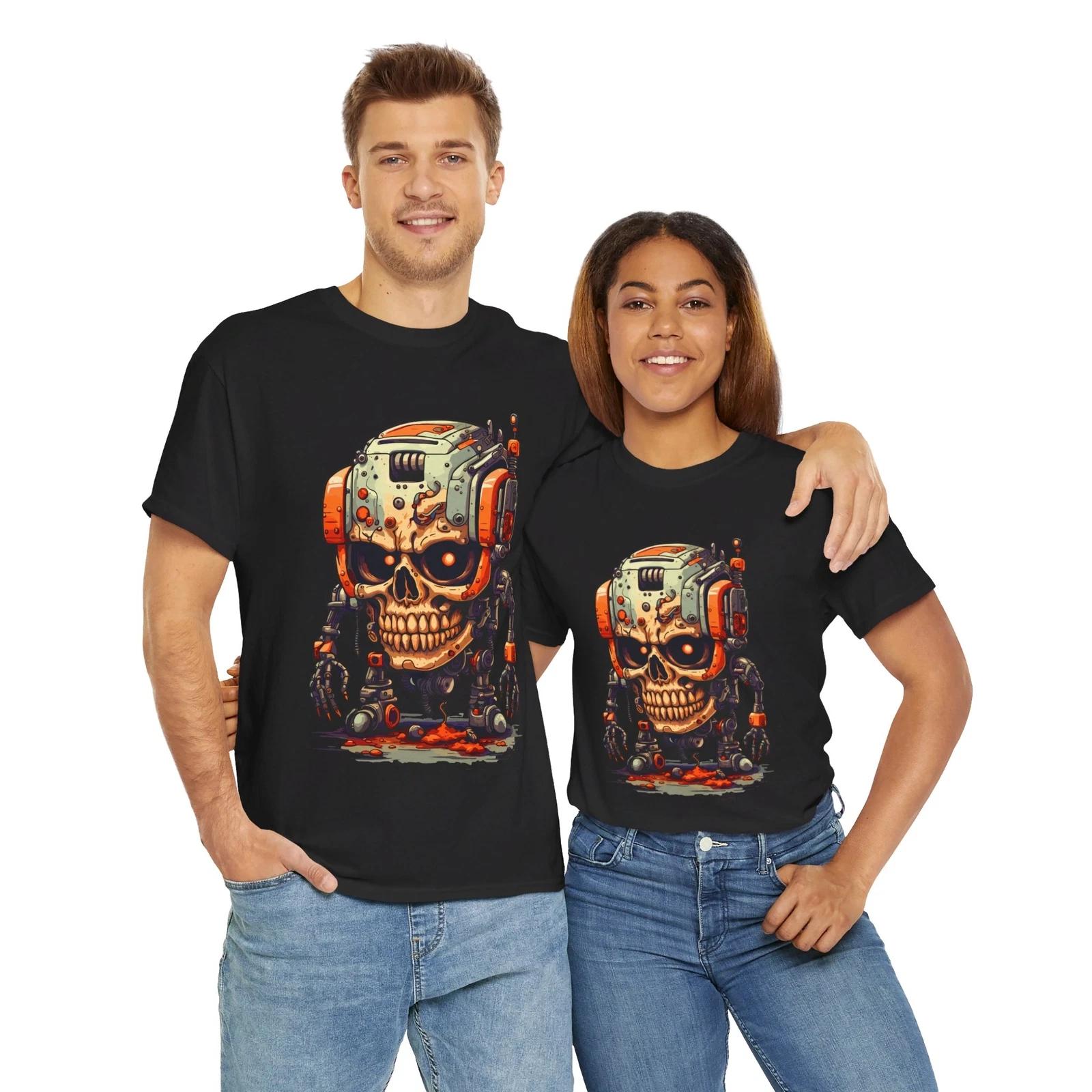 

TERMINATOR pop HEAD awesome android movie graphic t shirt Cotton Tee XL
