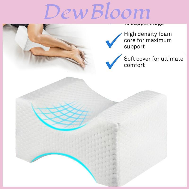Memory Foam Knee Pillow For Side Sleepers With Ergonomic Design And Breathable Cover