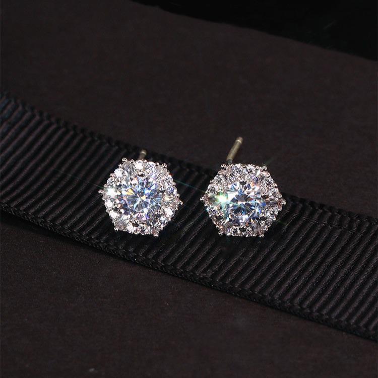 Cercei Daixi Eleganți Pătrați cu Diamante pentru Femei – Stilati și Super Strălucitori