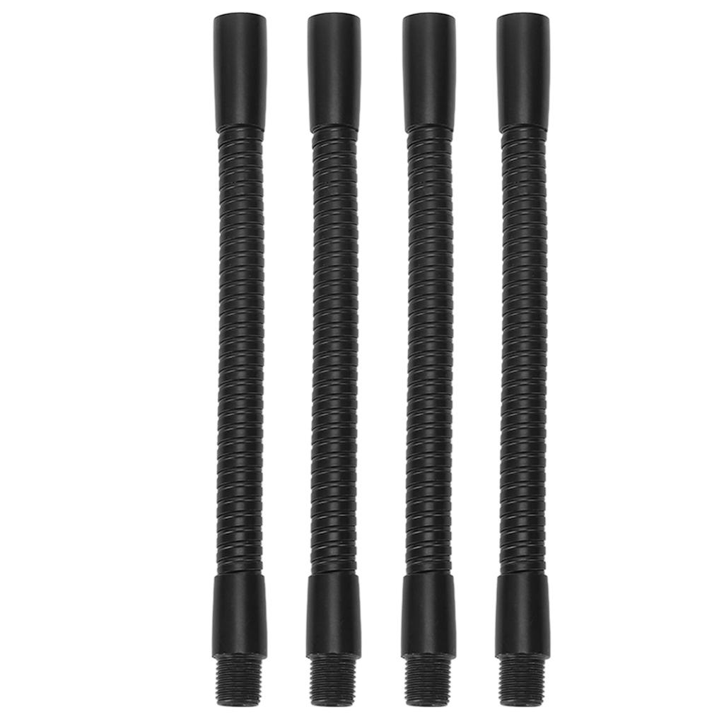 4 Pcs Gooseneck Lamp Hose Aluminium 10mm Caliber Flexible Table Desk Lamp Hose Lighting Fittings
