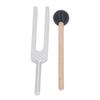 Tuning Fork 528Hz Aluminum Alloy Tuning Fork with Silicone Hammer and Cleaning Cloth for Chakra Healing Meditation