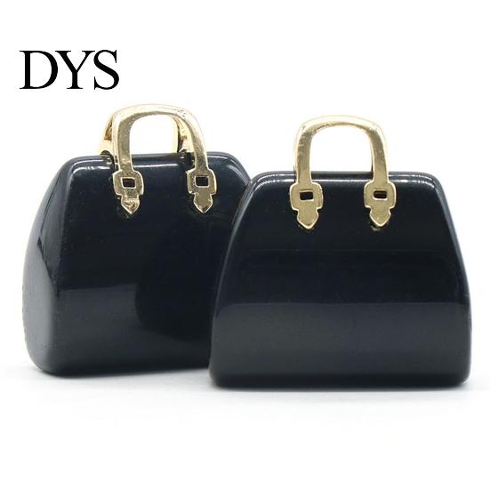 Ornamental Handbag Statue Hand Carved Fine Texture Anti-fade Not Easy to Break Home Decor Wide Application Exquisite Faux Crystal Model Desktop