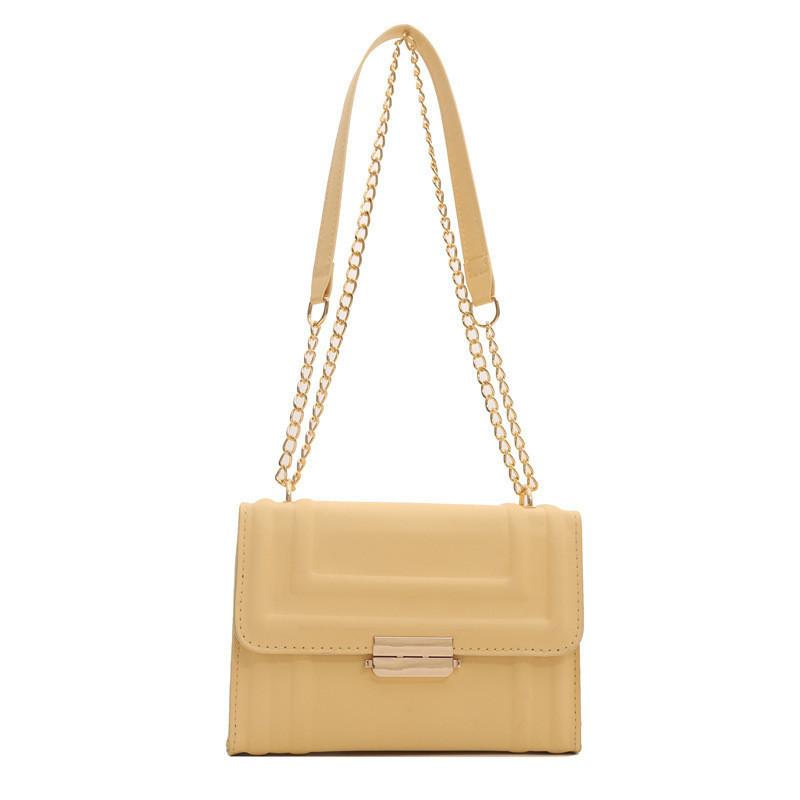 Trendy Street Style Small Pu Shoulder Bag For Young Girls With Stitching Details