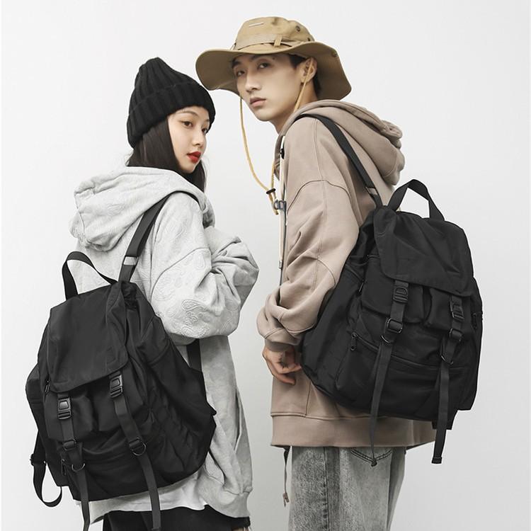 Zaino stile Hong Kong moda coppia borsa da lavoro zaino nuovo di zecca versione coreana zaino Harajuku per esterni zaino per studente universitario
