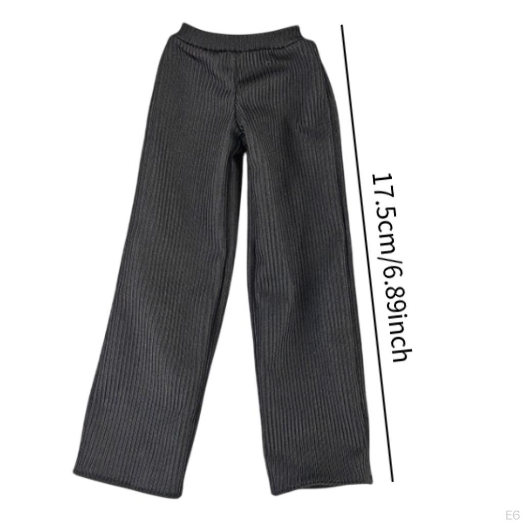 1/6 Casual Pants Mini Wide Leg Design for 12 Inch Female Action Dolls