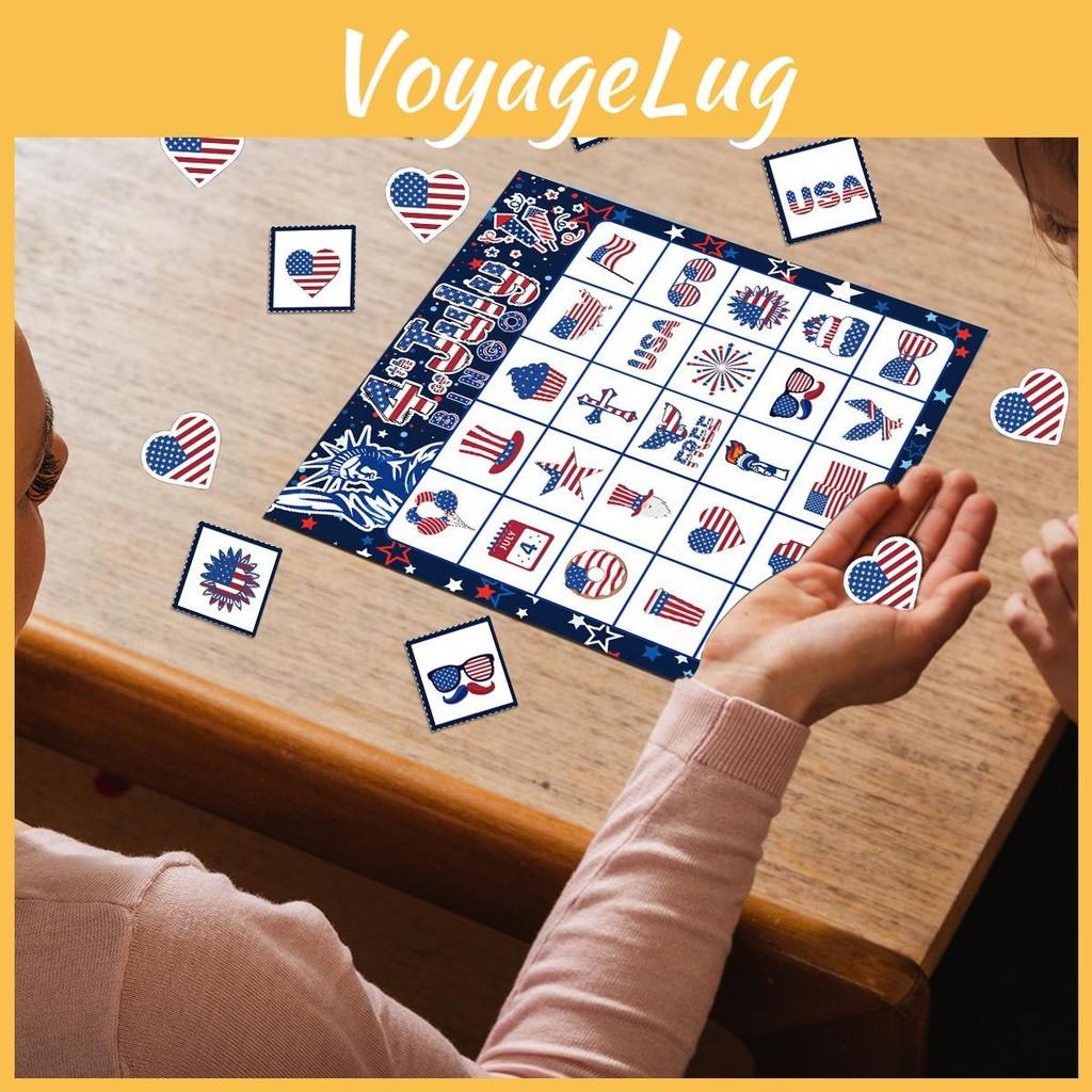Independence Day Themed Party Afternoon Tea Entertainment Board Game Set Card