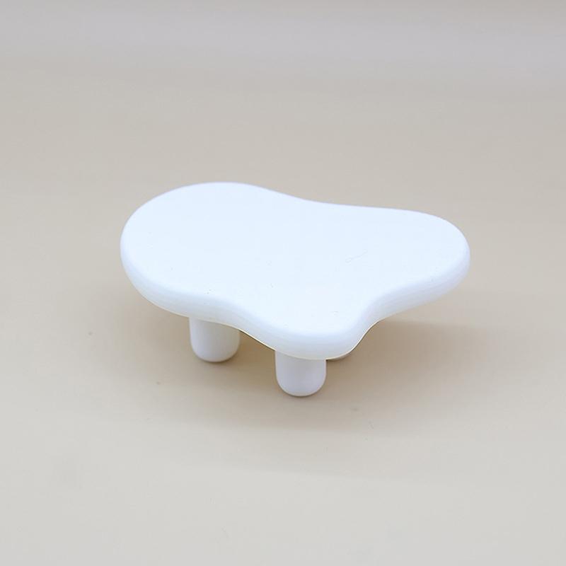 1/12 Dollhouse Simulation Mini Cloud Tea Table Model Dollhouse Living Room Furniture Decoration Micro Scene Construction Props