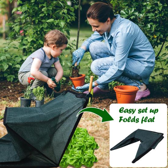 Foldable Plant Shade Tent Sun Shade Cloth with Stakes Raised Garden Bed Cover UV Resistant Sunblock Shade Net for Outdoor Plants