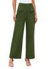 Women's High Waist Wide Leg Pants with Side Pockets and Snap Button In 9 Colors
