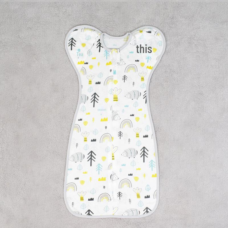 

Спальный мешок для новорожденных с защитой от испуга и эластичными рукавами L/75CM