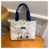 Canvas Small Square Bag For Women With Magnetic Closure And Crossbody Strap For Daily Use