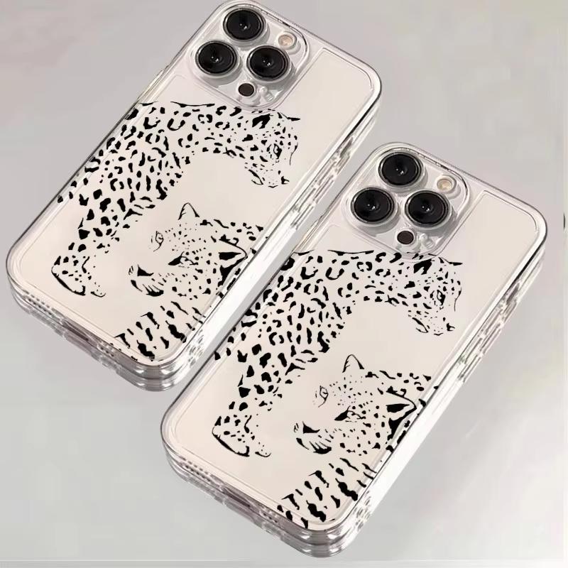 Cheetah Print Leopard Print Clear Phone Case For Xiaomi Mi 15 T Pro 14T 13T 12T Mi 17 Pro 15 14 13 12 11 Lite 5G Silicone Cover