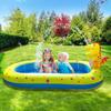 New Summer Inflatable Splash Pad for Kids, Outdoor Water Play Mat, Sprinkler Fun for Lawn Beach, Non-Slip Water Play Pool Mat