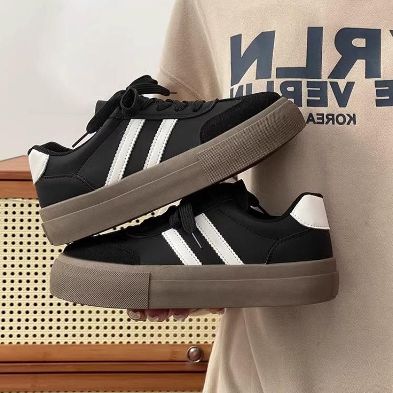 New Forrest Gump Shoes Women's Shoes 2025 Popular Spring Ultra-light and Thin Board Shoes Casual Sports Shoes Platform White German Training Shoes