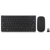Keyboard Mouse Combo Black 78 Keys 2.4G Wireless Ergonomic Ultrathin Mouse Mute Keys Keyboard and Mouse