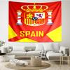 1PC Spain's Royal Emblem Printed Tapestry Room Decoration Wall Hanging for Living Room Bedroom, Dormitory, Birthday and Christmas Gifts
