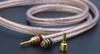 KK Cable Pure Copper Plug Audio 12AWG x 2 5N OFC Pure Speaker 700 Cores x 1 Pair Set Banana Plug Banana Mukjipa-Cable-2.2 Cable, (Gauge) Conductors,