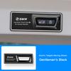 BBLB5 Car Trunk Tailgate Switch Cover Stainless Steel Sticker Auto Interior For BMW X1 X2 X3 X5 X4 X6 X7 G30 G20 G32 G11 G12 F40 F30