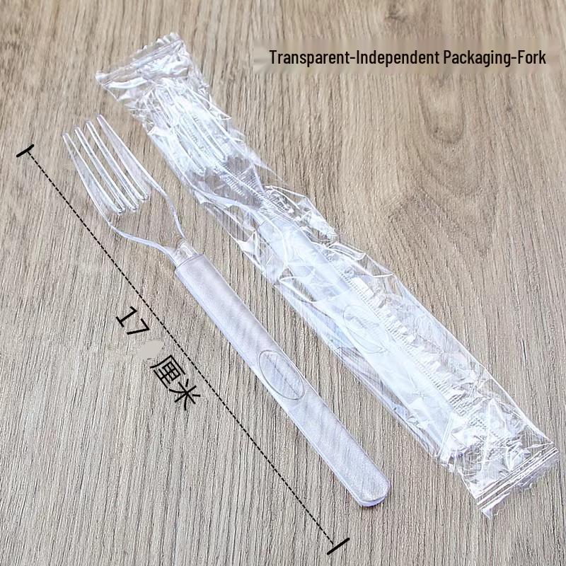 Premium Individually Packaged Disposable Forks for Dining, Spaghetti, and Steak