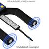 Small New 0-80mm Depth Gauge Digital Display Woodworking Table Saw Height Gauge Height Depth Gauge Digital Display Vernier Calip