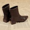 New Women's Ankle Boots Sexy Pointed Toe Woman Short Boots Fashion Causal Ladies Thin High Heel Boots Solid Color Stiletto