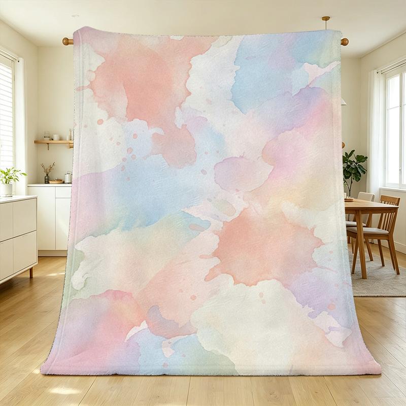 Plush Flannel Fleece Blanket – High-Density Plush Fabric, Soft, Warm & Cozy Throw for Home, Ideal for Halloween & Christmas